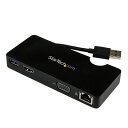 gїphbLOXe[V Ultrabook MacbookΉ HDMI & VGA GbE|[g USBoXp[Ή X^[ebN StarTech.com 3Nۏ