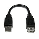 15cm USB2.0A_v^P[u USB A(IX)-USB A(X) ubN X^[ebN StarTech.com Sgpԕۏ