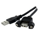 30cm USB2.0pl}Eg^P[u pl}EgpUSB A|[g(X) - USB A|[g(IX) X^[ebN StarTech.com Sgpԕۏ