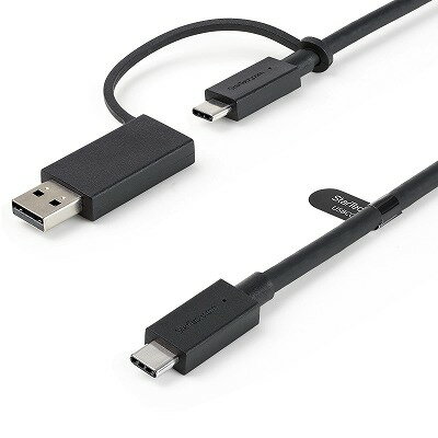 USB Type-C ケーブル 1m USB-C-USB-A変換アダプタ付き USB-C-USB-C(10Gbps & 100W PD対応) USB-A USB-C..