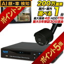 【今だけ楽天ポイント5倍!5/16まで】AI搭載 iPhone 遠隔 カメラ 防犯カメラ 監視 屋外 屋内 選べる防犯カメラ1台セット 200万画素 集音 マイク搭載 モーションセンサー iPad スマホ Android 車上荒らし 遠隔監視 家庭 事務所 動体検知 防犯カメラセット SET-420S-1(3)