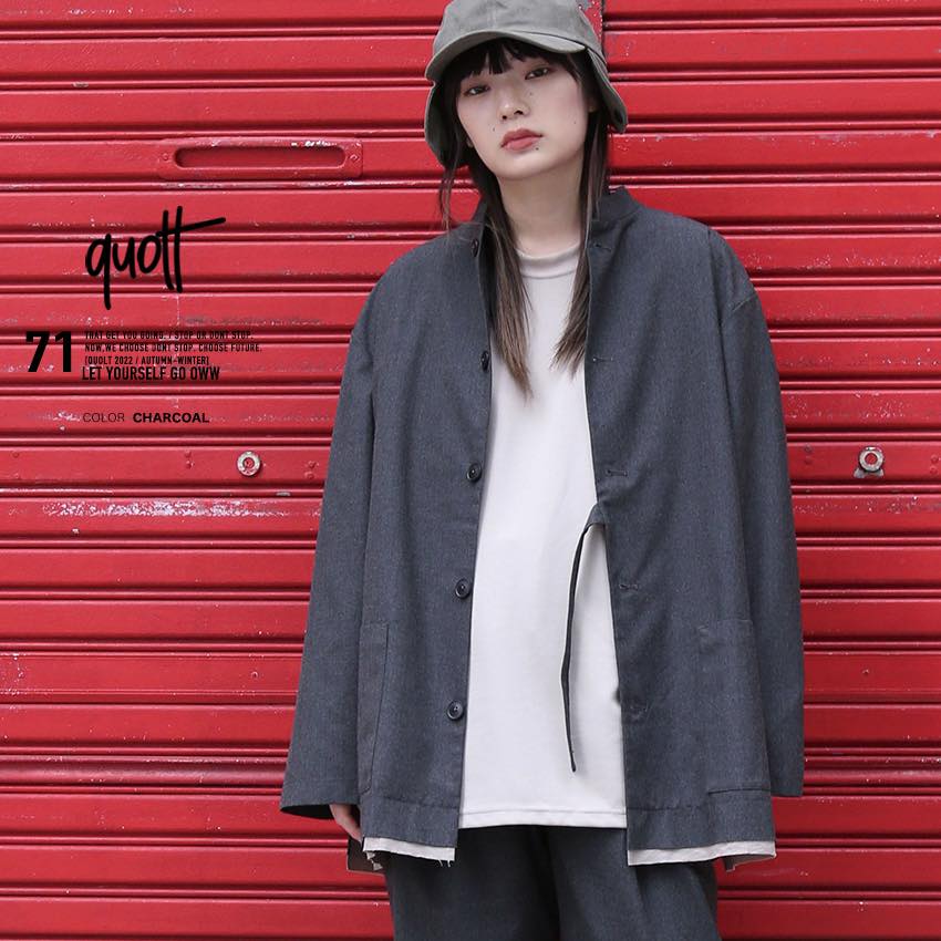 30 OFF クオルト quolt ブランド MAO-COLLAR JACKET マオカラージャケット