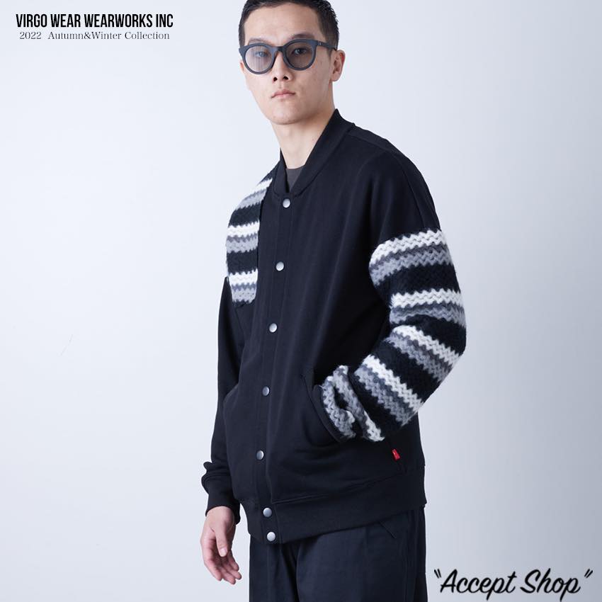 ヴァルゴ VIRGO バルゴ 先行予約 10月 NATIVE KNIT SNAP SWT スウェットカーディガン