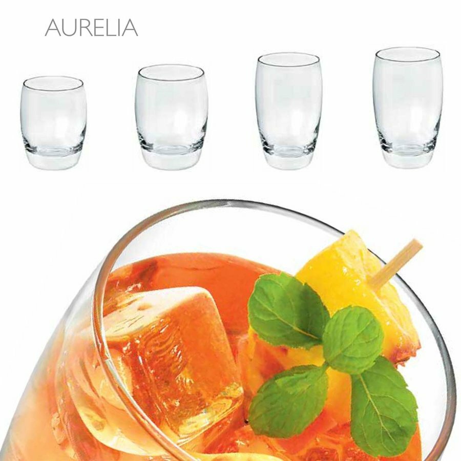 Borgonovo ボルゴノーヴォ オーレリア 270ml 6個セット イタリア製 グラス