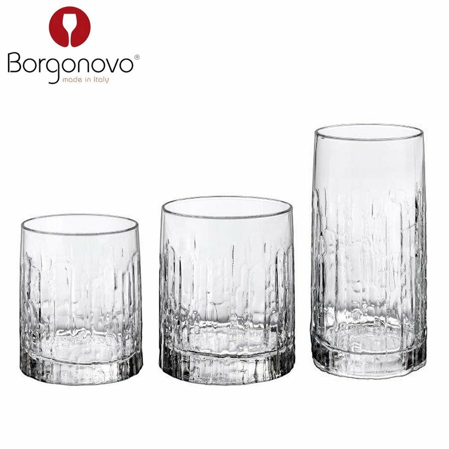 Borgonovo ボルゴノーヴォ オーク 285ml イタリア製 グラス 2