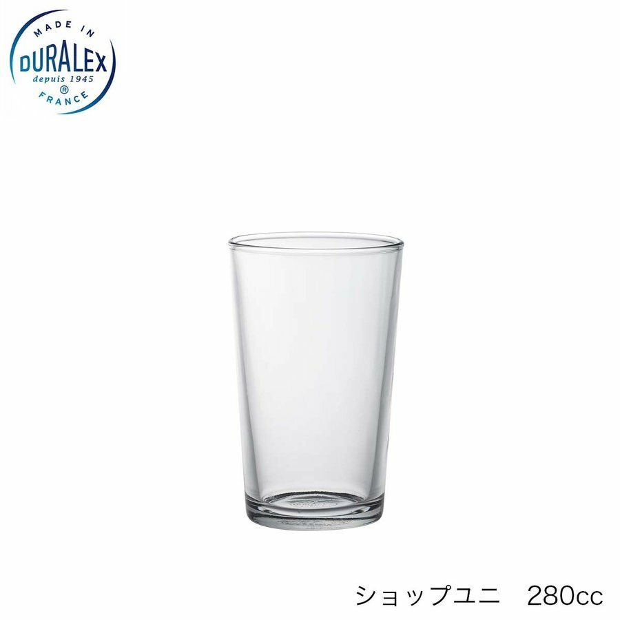 乐天商城 - DURALEX デュラレックス ショップユニ 280ml フランス製