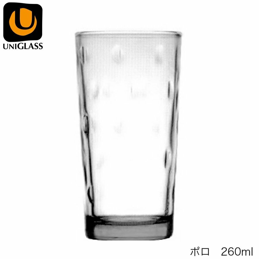 UNIGLASS ユニグラス ポロ 260ml YIOULA Glassworks ブルガリア製 グラス 【51058】