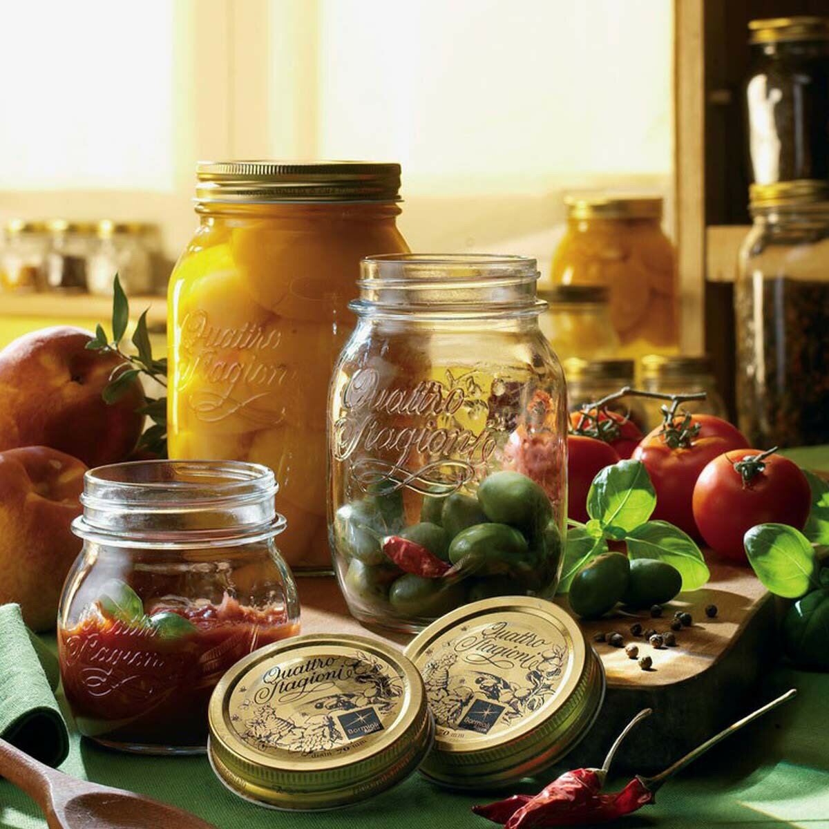 Bormioli Rocco ボルミオリ ロッコ クアトロスタジオーニ ジャー 150ml 6個セット イタリア製 保存容器 3