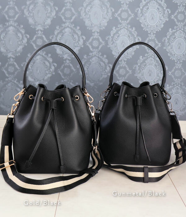 本革 バケツ型バッグ ショルダーバッグ レディース ドローストリング 巾着バッグ キューブ型バッグ レザー ワンハンドル ラウンド ワンショルダー ミニショルダーバッグ 2WAY 斜め掛け OTONA grandegrace 母の日