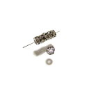 【100個】平ロンデル ロンデル クリスタル 6mm キュービック アクセサリーパーツ パーツ 部品 ジュエリー アクセサリー ピアス イヤリング ネックレス ...