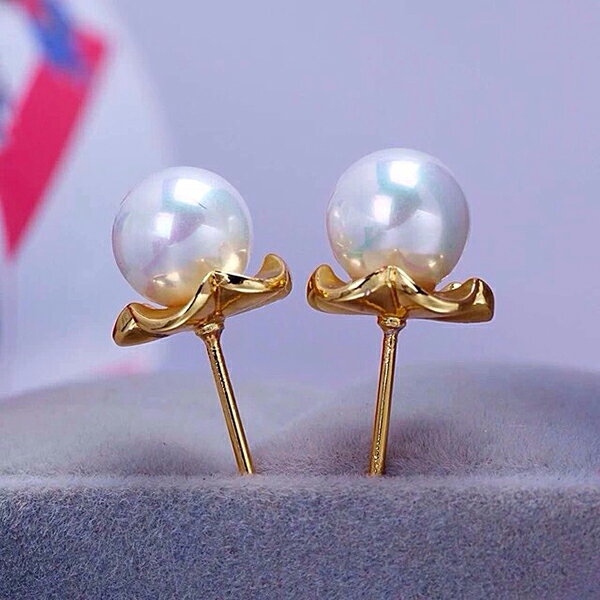 パールピアス 真珠ピアス 一粒 パール 花びら...の紹介画像2