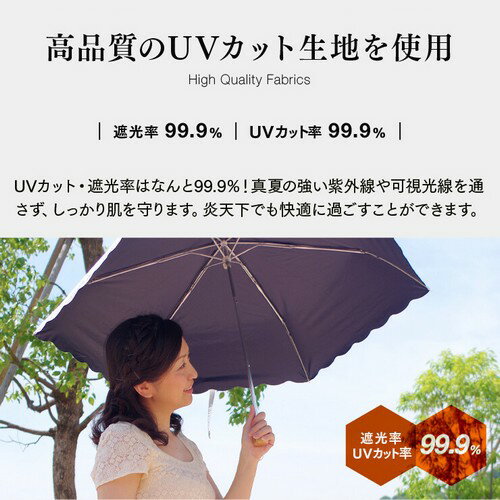 本日はポイント5倍！ 日傘 遮光 折りたたみ 晴雨兼用 遮熱効果 UV 傘 紫外線カット...