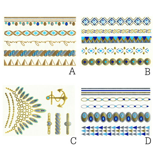 タトゥー TATTOOS シール ボディー シール メタル カラー ネオ ンゴールド シルバー 夏フェス イベント おしゃれ ワンポイント 海外 海 ライブ 動物 星 ハート 花 バラ 模様 ジュエリー ハロウィン こども 簡単