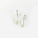 ニューノンホールピアス ツイストドロップ×パール シルバー マルピア