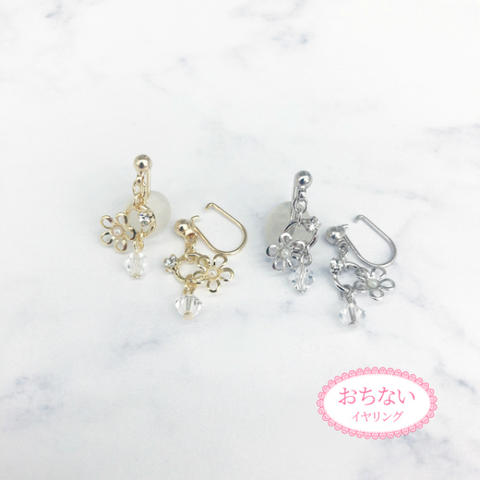 Rakuten - ニューノンホールピアス　プチサークルフラワー　マルピア
