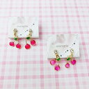 ニューノンホールピアス さくらんぼ ピンク マルピア