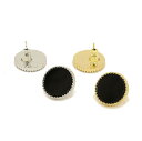 ピアス フラワーピアス 1花 オニキスカラー黒 月 太陽 惑星 月花 ブラック ブランド トラベルジュエリー スタッドピアス ギフト 送料無料 雪花 レディース フォーマル 高見え プレゼント おすすめ 人気 かわいい(4)