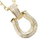 ネックレス チェーン メンズ メンズネックレス シンプル K18 18K 18金 ダイヤモンド 馬蹄 ネックレス アズキチェーン 大サイズ イエローゴールド チェーンネックレス 50cm ホースシュー プレゼント ギフト 【人気アイテム】【動画あり】(4)