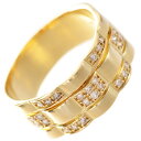 指輪 メンズリング 18金 K18 18K ダイヤモンド リング ゴールド メンズ 幅広 リング 18K イエローゴールド 日本製 刻印入り 鑑別書付き