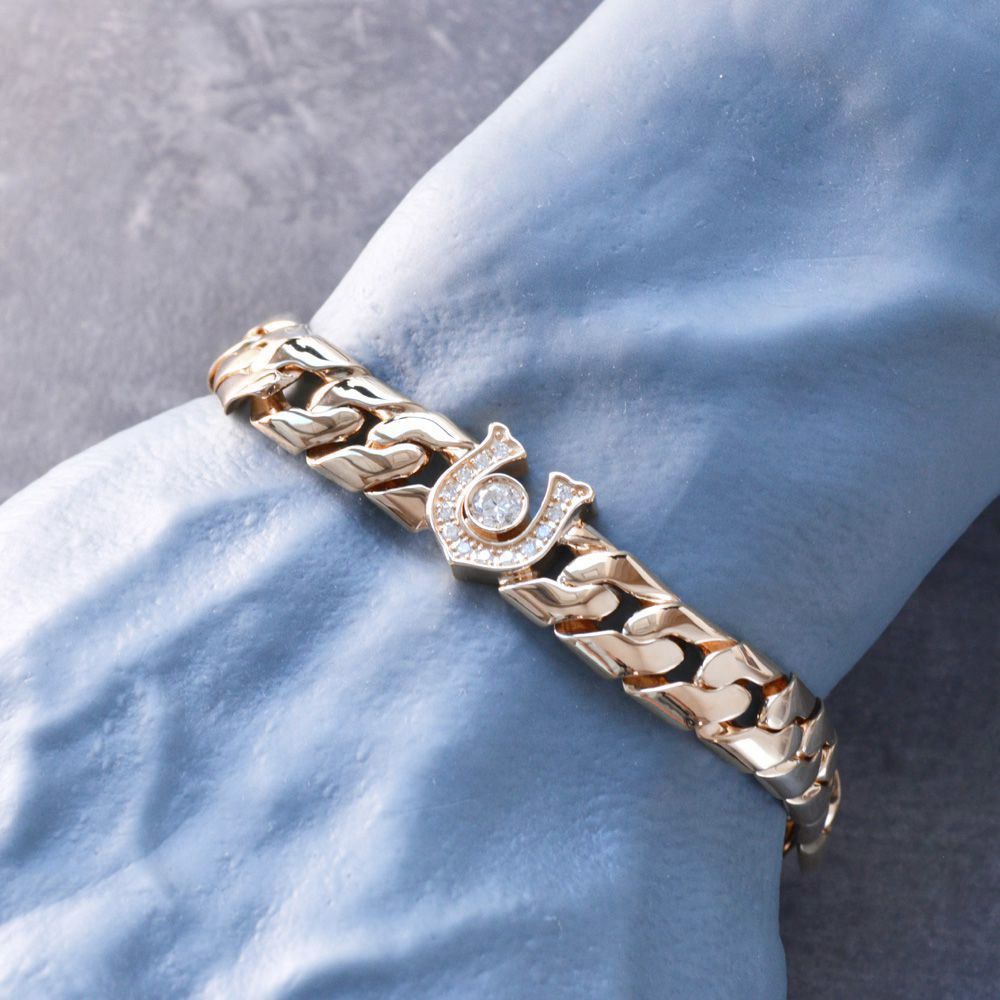 喜平ブレスレット 18金 K18 18K メン...の紹介画像3