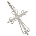 ペンダントトップ メンズ 18金 K18 18KWG ダイヤモンド クロス 十字架 ネックレストップ ホワイトゴールド 喜平用 トップ 大き目 男性 日本製 刻...