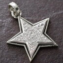 ペンダントトップ メンズ プラチナ ダイヤモンド 星 スター ペンダントヘッド 男性 ネックレストップ ミル打ち Pt900 刻印入り 鑑別書付き 大きめ シン...