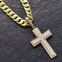 【GW期間限定-ポイント10倍!】喜平 ネックレス 18金 K18 18K メンズ 十字架 クロスペンダントトップ セット ダイヤモンド イエローゴールド 模様...