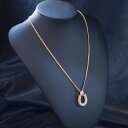 18金 喜平 ネックレス メンズ K18 18K イエローゴールド ダイヤモンド 馬蹄 ホースシュー メンズネックレス 徳力 10g 50cm 喜平ネックレス付...