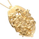 【スーパーSALE★12%OFFクーポン】18金 ネックレス K18 18K 七福神 ベネチアンチェーン ダイヤモンド メンズネックレス ユニセックス 刻印入り...