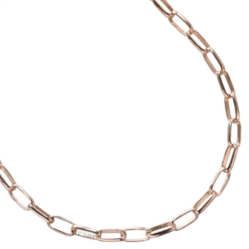 商品番号 CTC02029 使用貴金属 K18PG(18金ピンクゴールド) 刻印有り 総重量 約13g サイズ 長さ:約50cm 横幅:約4.0mm 縦幅:約7.6mm 厚み:約1.3mm 付属品 品質保証書 ジュエリーケース 備考 納期4...