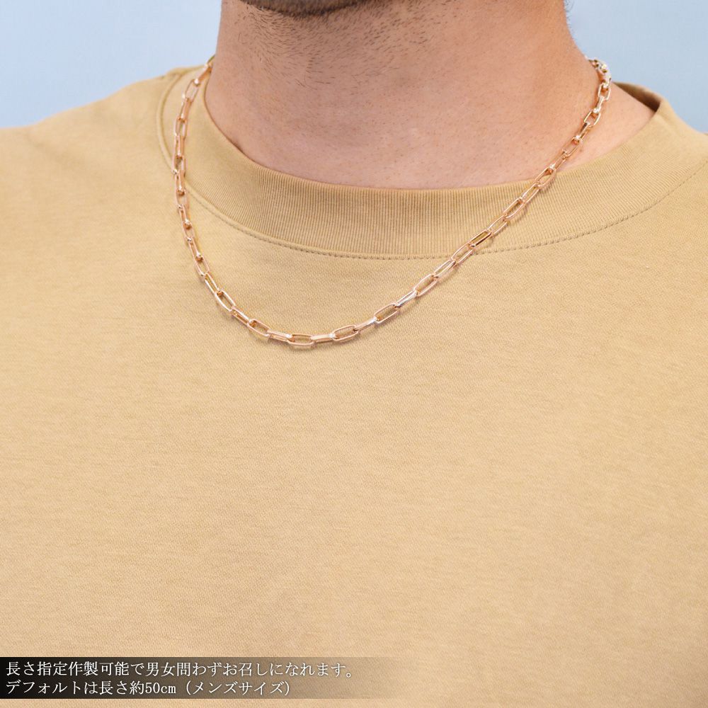 18�� �������������� �ͥå��쥹 ��� K18PG �ԥ󥯥������ Ĺ������ �϶� �ڡ��ѡ�����å� ��������ͥå��쥹 ����ץ� ��˥��å��� 50cm ������ �������ڿ͵������ƥ��