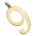 【スーパーSALE★12%OFFクーポン】ペンダントトップ 18金 K18 18K 数字 ナンバー 9 ペンダントヘッド 地金 イエローゴールド 大きめ シンプ...