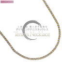 テニスネックレス メンズ K18 18K 18金 ダイヤモンド 7カラット 50cm テニスチェーンネックレス イエローゴールド 日本製 刻印入り 鑑別書付き ...