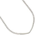【マラソン同時開催★10%OFFクーポン】テニスネックレス プラチナ ダイヤモンド 4.9カラット 45cm 地金パーツ テニスチェーンネックレス Pt900 ...
