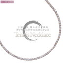 【マラソン同時開催★10%OFFクーポン】テニスネックレス メンズ K18PG 18金 ダイヤモンド 5カラット 50cm 手造り テニスチェーンネックレス ピンクゴールド 日本製 刻印入り 鑑別書付き(4)