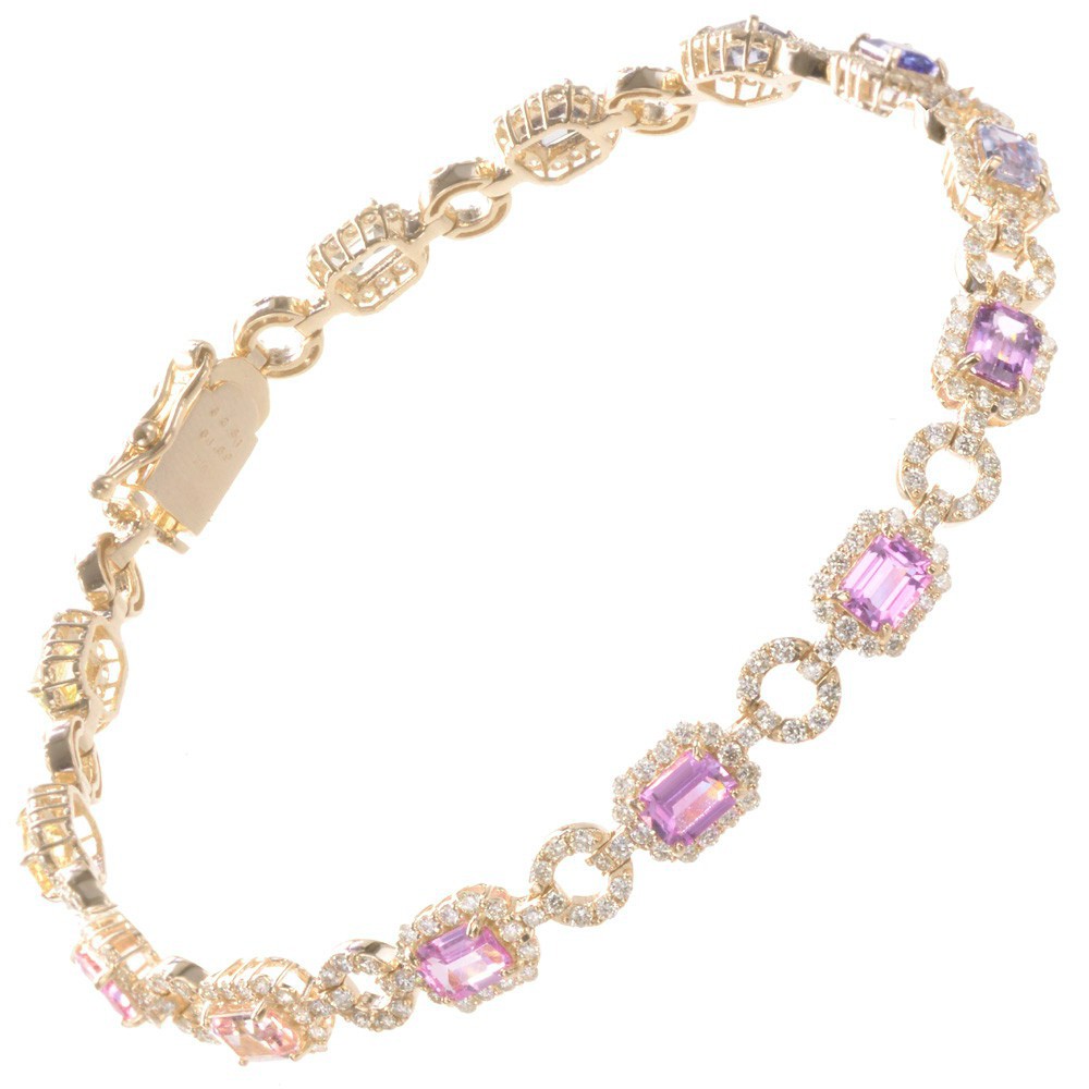 ブレスレットレディース18金K18...