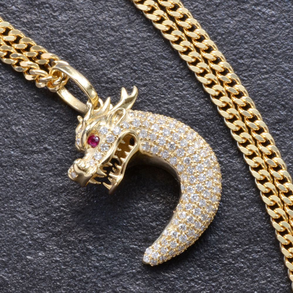 �ͥå��쥹 ��� K18 18K 18�� ��������� ��ӡ� ζ �ɥ饴�� �ڥ����� ��������������� ���� 10g 50cm ��ʿ�������� ������� ��...