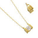 【ポイント10倍★23:59まで】ネックレス レディース ダイヤモンド K18 アルファベットネックレス イニシャル 18金 E イエローゴールド