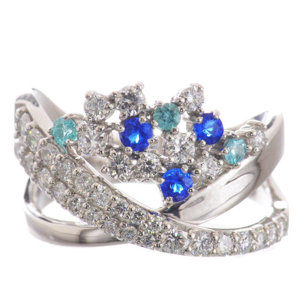 指輪レディースパライバトルマリンア...