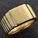 18金 印台 リング 指輪 メンズリング K18 ゴールド 幅広 地金 日本製 刻印入り 裏抜き無し シグネットリング【人気アイテム】