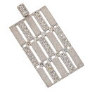 【スーパーSALE★12%OFFクーポン】ペンダントトップ メンズ プラチナ Pt950 ダイヤモンド 艶消し スターダスト仕上げ ペンダントヘッド 男性 ネッ...