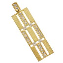 【スーパーSALE★12%OFFクーポン】ペンダントトップ メンズ 18金 K18 18K ゴールド ダイヤモンド 艶消し スターダスト仕上げ ペンダントヘッド...
