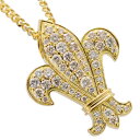 【ポイント10倍】徳力 喜平 ネックレス 10g 50cm 18金 K18 18K 喜平ネックレス メンズ 百合の紋章 ダイヤモンド メンズネックレス ゴールド...