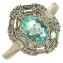 【BLACK FRIDAY★10%OFFクーポン】指輪 レディース パライバトルマリン リング プラチナ ダイヤモンド Pt900 刻印入り 鑑別書付き 日本製...