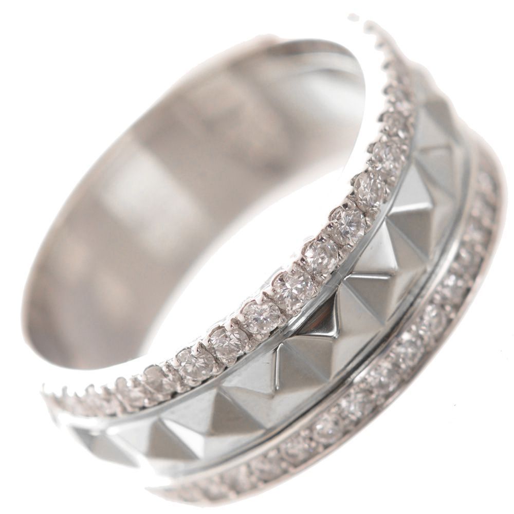 铂金 - 【マラソン期間限定★10%OFFクーポン】指輪 メンズリング プラチナリング ダイヤモンド 0.8カラット コンビ 鋲 スタッズ リング Pt900 メンズ 男性 幅広 ごつい 日本製 刻印入り 鑑別書付き シンプル 30代 40代 50代