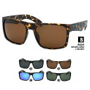 偏光 スクエア サングラス U64 メンズ 大きめ ミラー 紫外線カット