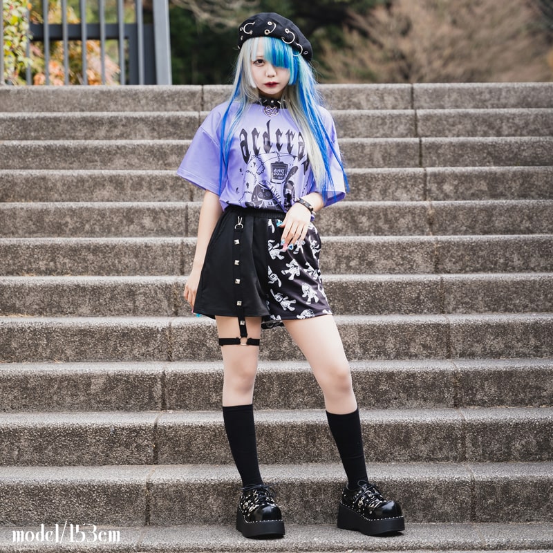 ムーンバニードールズ ショートパンツ ショーパン ボトムス パンク ロック V系 フ...