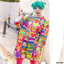 原宿 4 EVER ヒュージTシャツ 半袖 原宿系 原宿 派手カワ ファッション かわいい カラフル デコラ ゆめかわ ゆめかわいい 個性的 ポップ キュート ...