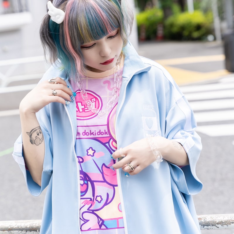 クリアチェーン ブレスレット アクセサリー ファッション 原宿系 原宿 ポップ ファ...