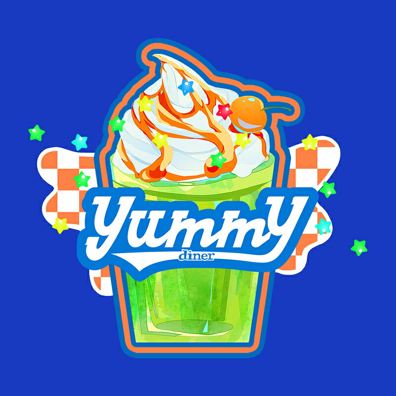 Yummy ジャケット ブルゾン 長袖 ジャージ 原宿 原宿系 ファッション 病み 病みかわ ダーク ポップ デコラ ダイナー 派手 かわいい 派手かわ 個性的 ダンス 衣装 ダンス衣装 レディース メンズ ブラック ブルー ACDCRAG